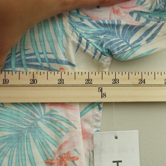 NWT Hurley Mens Shirt Bungalow Floral Short Sleeve Button Down Hawaiian Size L - Picture 7 of 8